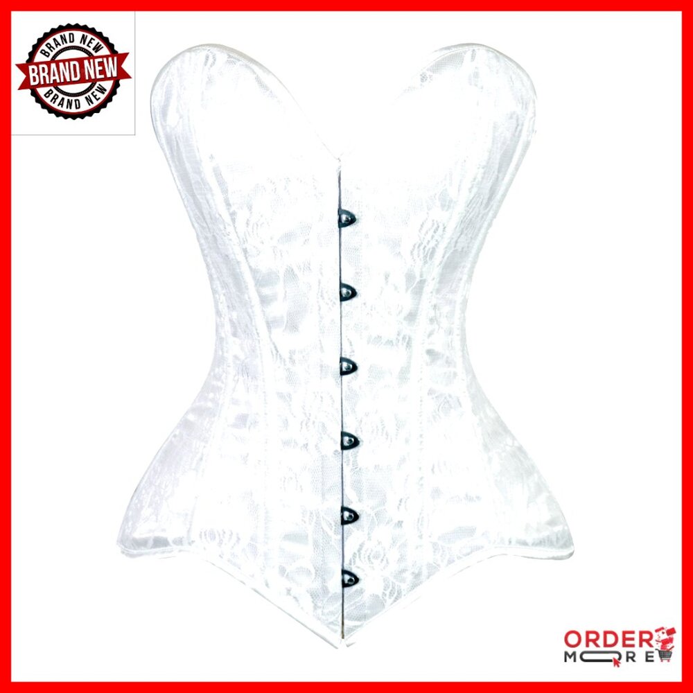 Lace Overbust Corset Bustier Top Elegant Romantic Bridal Festival Wear
